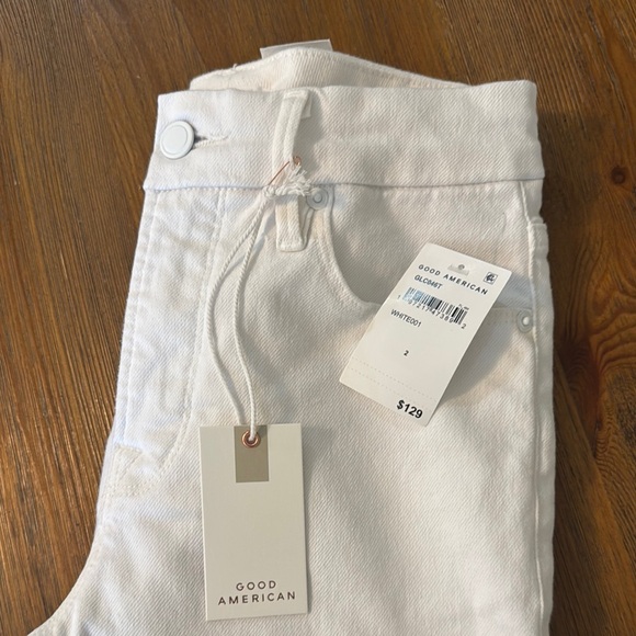 NWT Good American White Skinny Jeans Size 2 - Picture 4 of 10